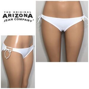 New. White bikini bottoms.